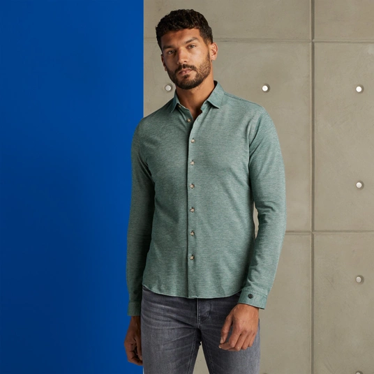 CAST IRON Long Sleeve Shirt CF Jersey Pique **00 CSI2309214