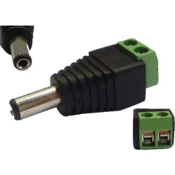 CCTV DC PLUG MALE   5.5X2.1MM