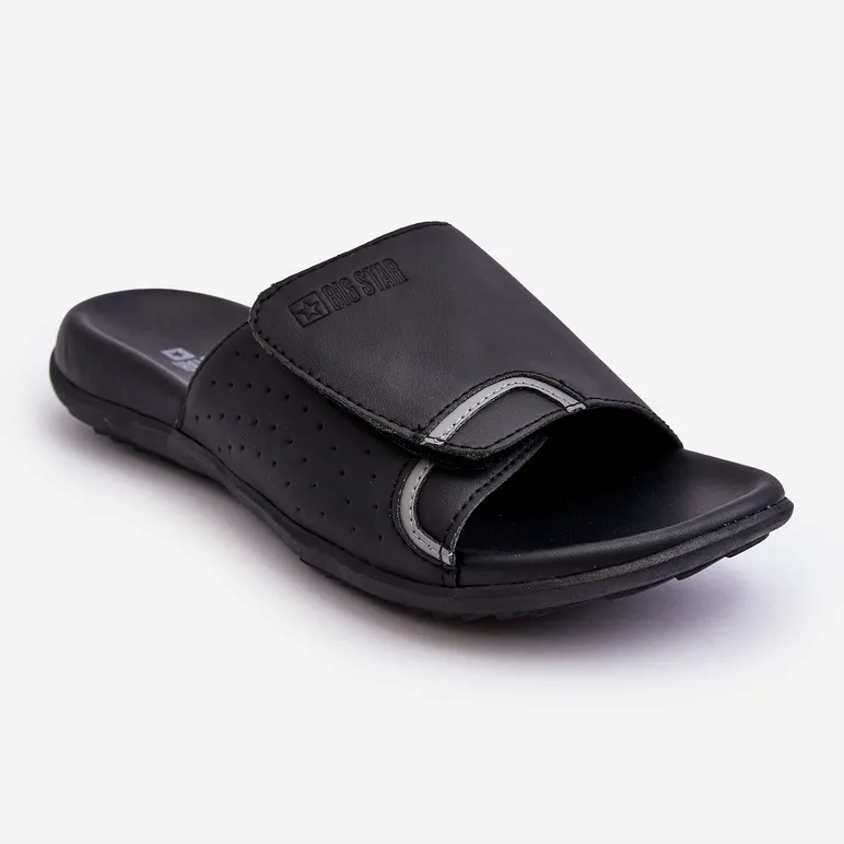 CLASSIC BIG STARPANTOFFELS VOOR HEREN LL174603 ZWART