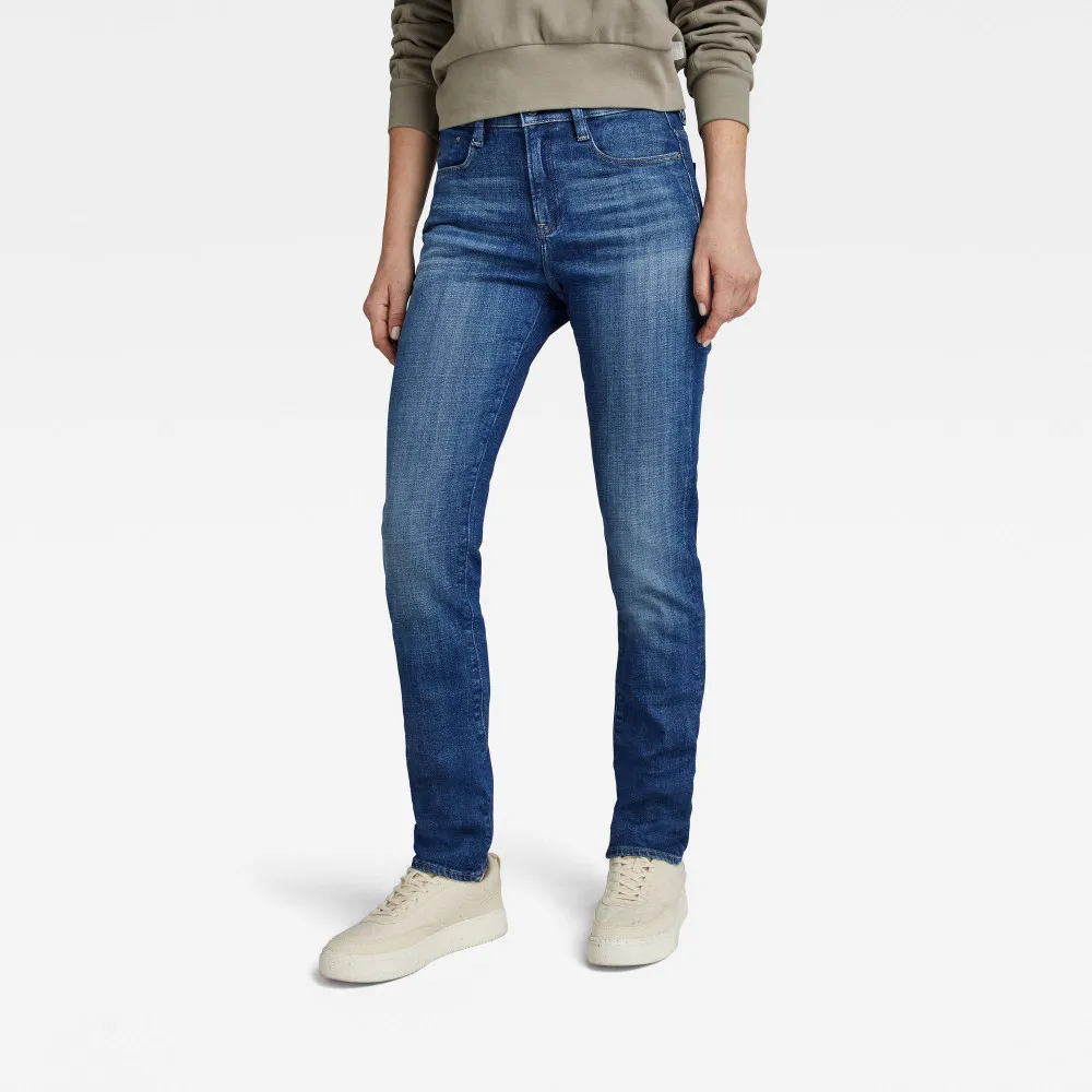   GSTAR ACE 2.0 SLIM STRAIGHT WMN BLAUW