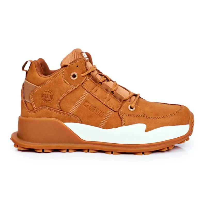 Heren sportschoenen Big Star Camel GG174415 bruin veelkleurig