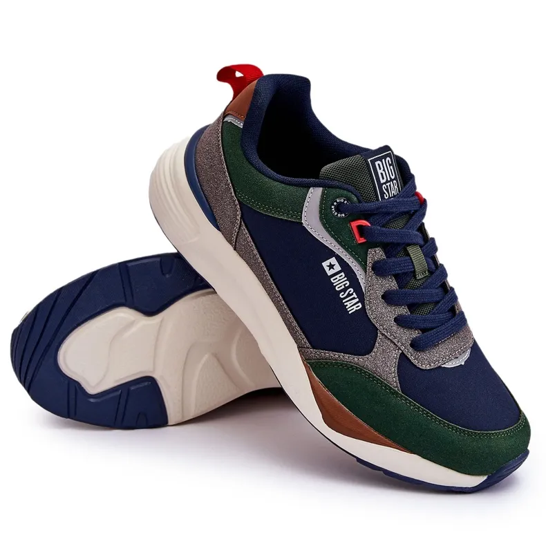 Heren sportschoenen Memory Foam Big Star LL174237 Veelkleurig