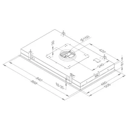 INBOUWGROEP  NOVY 6836 PURE'LINE