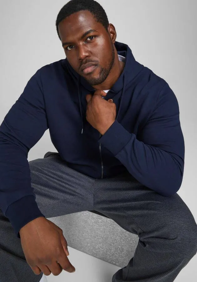 Jack & Jones PlusSize Capuchonsweatvest BASIC SWEAT ZIP HOOD t m