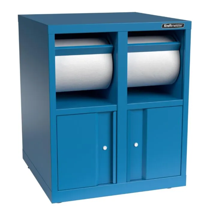 Kraftmeister Expert kast met papierrolhouders blauw