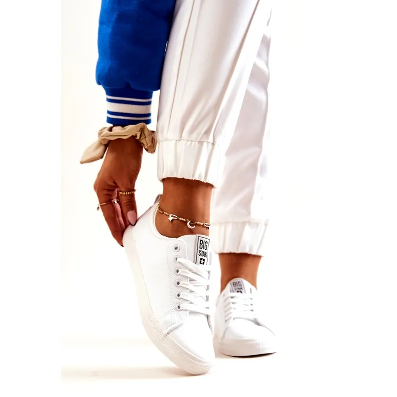 Leren Sneakers Big Star JJ274311 Wit
