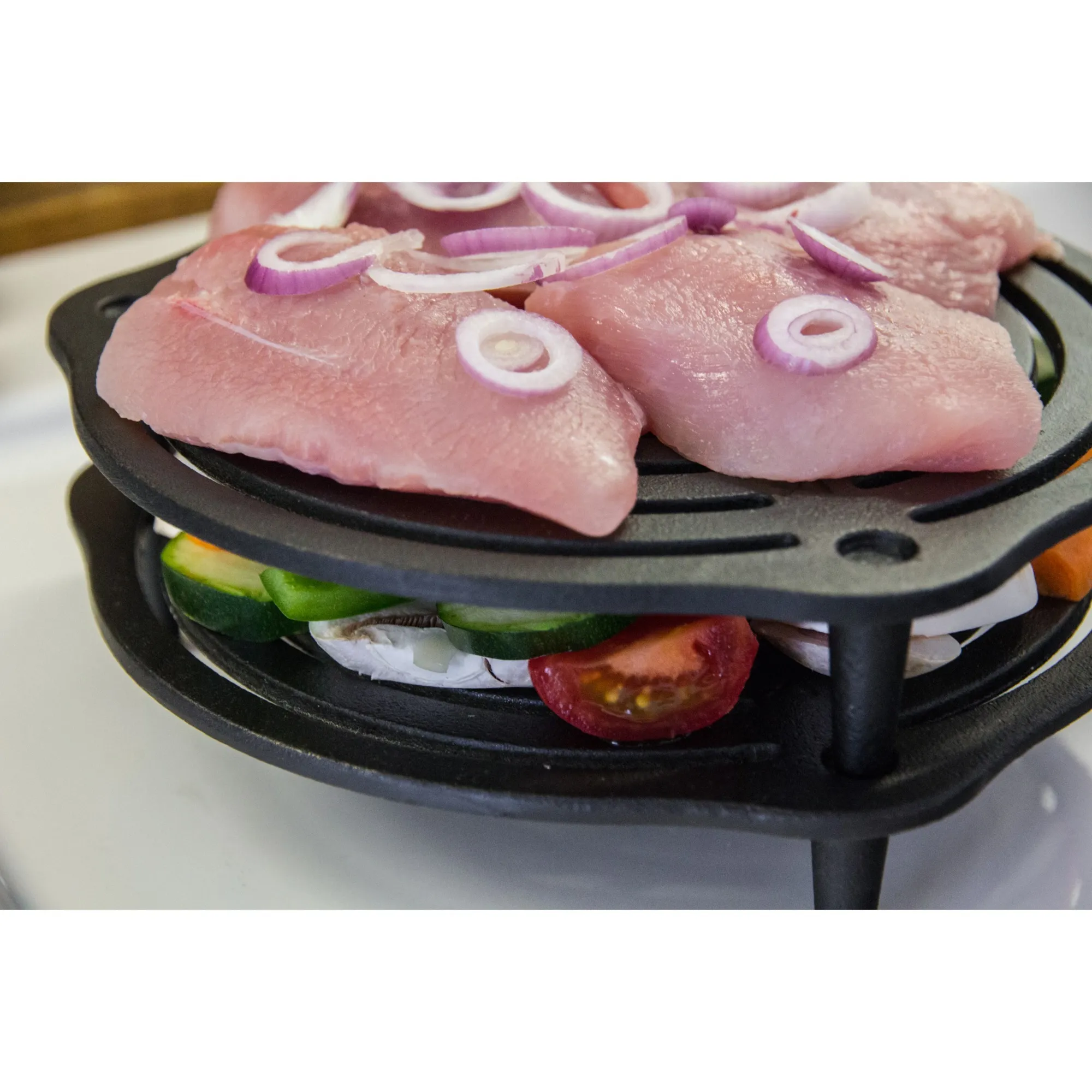 PETROMAX CASTIRON STACK GRATE GRS30 GRILLROOSTER (ZWART, Ø 30 CM)
