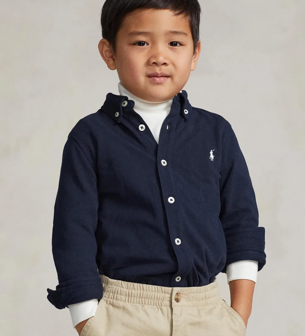 POLO RALPH LAUREN OVERHEMD  CLASSICS  NAVY