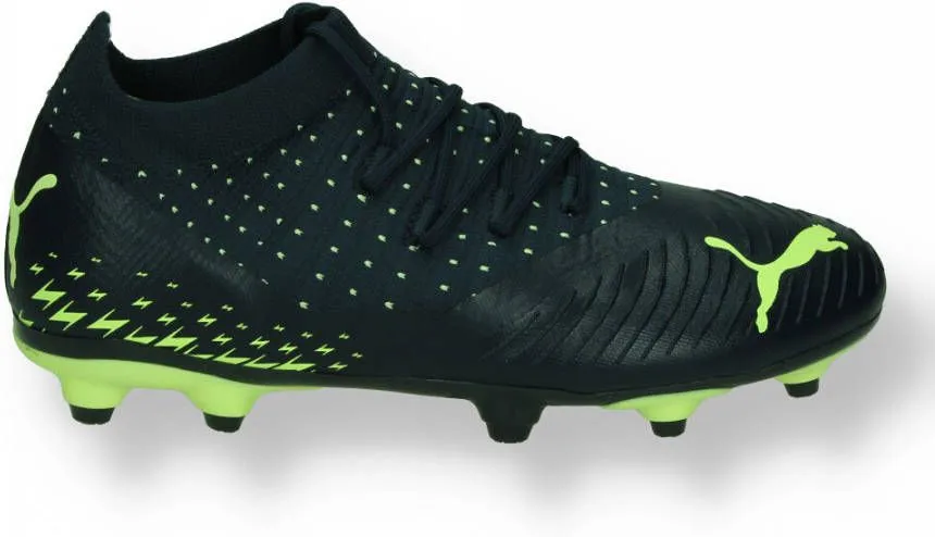 PUMA FUTURE 3.4 Gras/Kunstgras Voetbalschoenen(MG)Kids Donkerblauw Groen