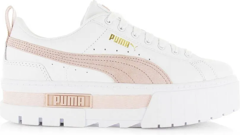 Puma Mayze Lth Wns sneakers dames wit/roze