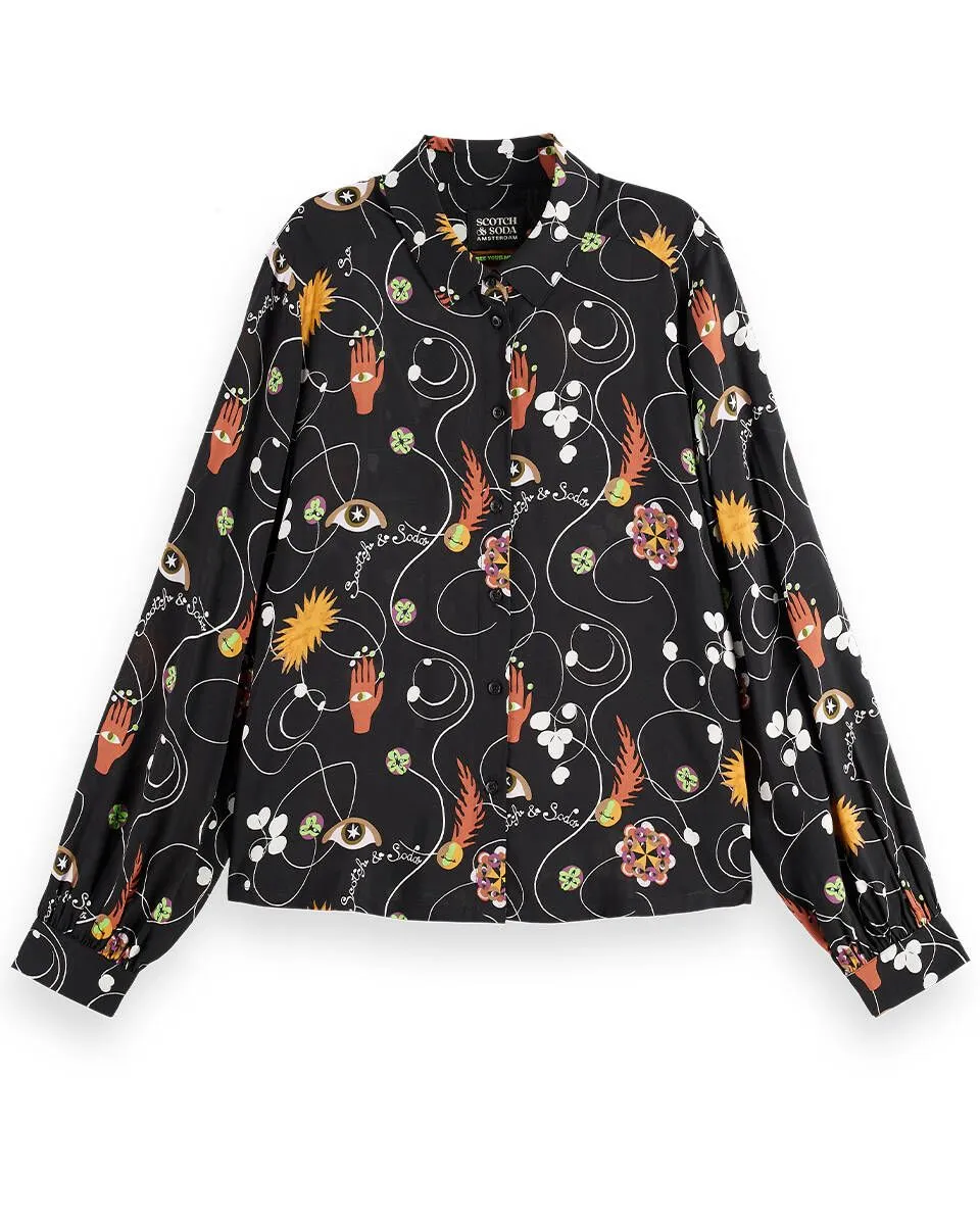 Scotch & Soda    Blouse lange mouw
