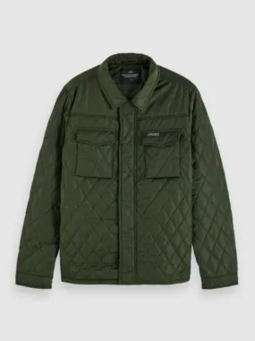 Scotch & Soda Tussenjas Ruit Army Groen (152206 - 0360)