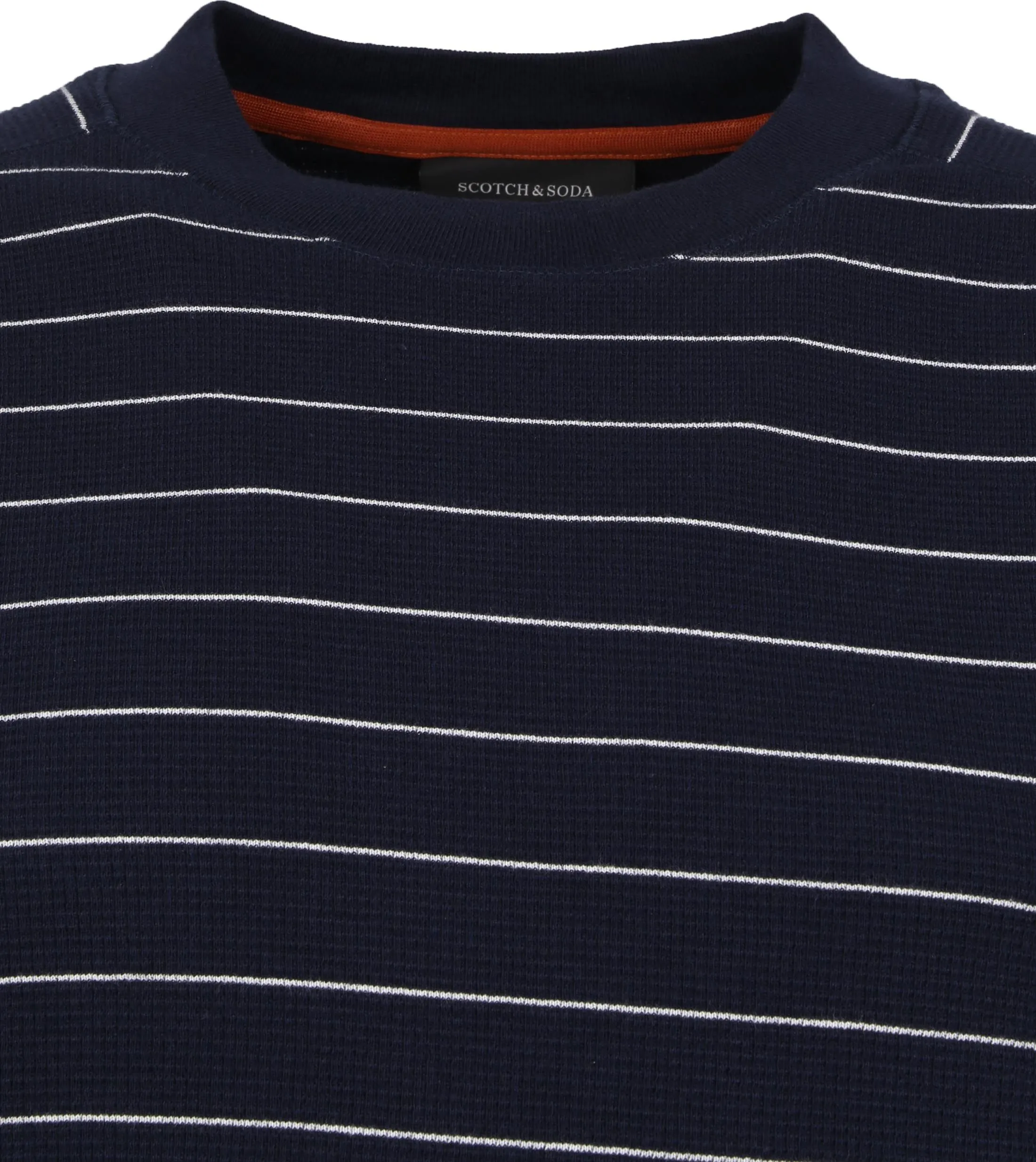 Scotch and Soda  Pullover Waffle Donkerblauw