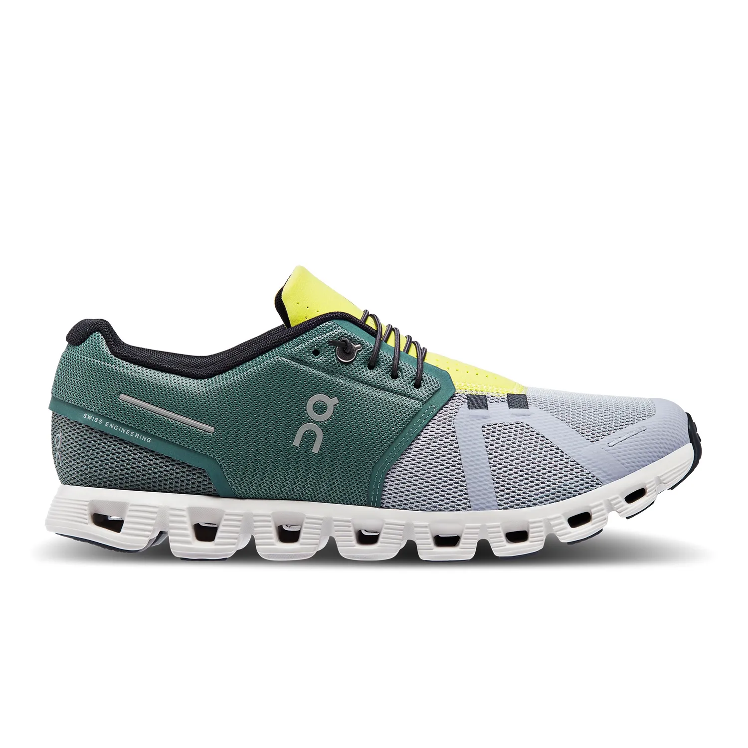 Sneaker On Running Men Cloud 5 Olive Alloy