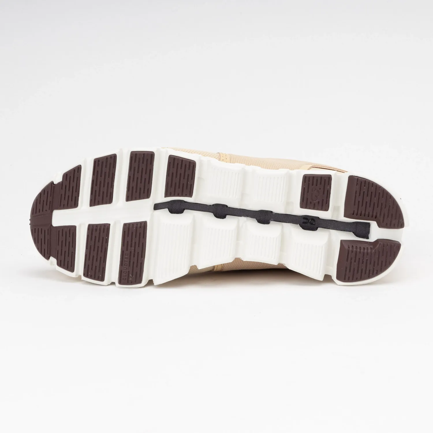 Sneaker On Running Women Cloud 5 Waterproof Savannah Ivory