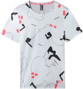 T-Shirt The North Face Men Printed Sunriser S/S Shirt TNF White Trail Marker Print