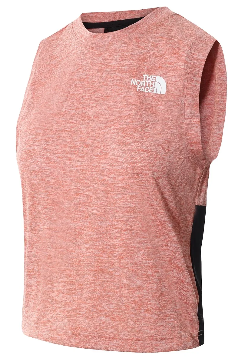Tanktop The North Face Women Ma S/S Crop Tank Rose Dawn Light Heather