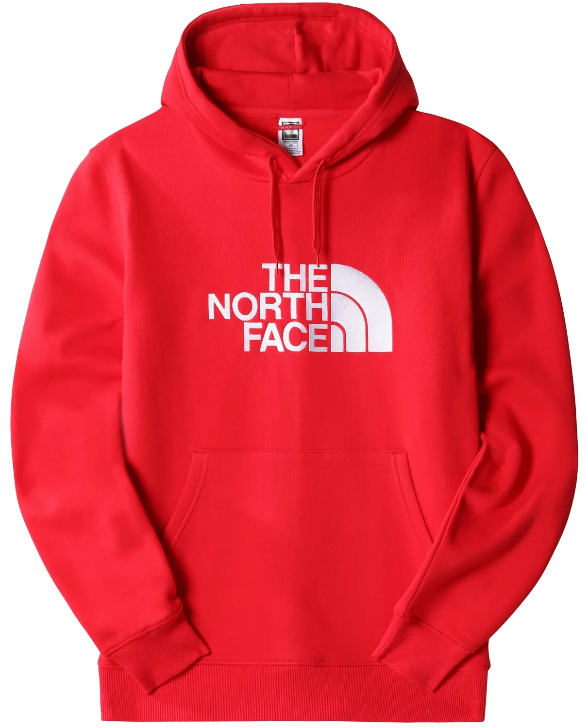 TRUI THE NORTH FACE MEN DREW PEAK PULLOVER HOODIE TNF REDTNF WHITE