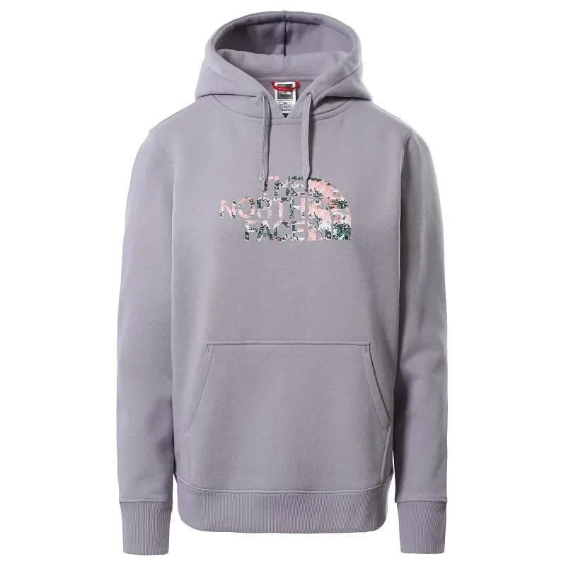 Trui The North Face Women Drew Peak Pull Hoodie Minimal Grey Laurel Wreath Green