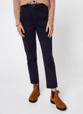     Vila VISTRAY VI004 HW 7/8 STRAIGHT JEANS/SU - Zwart   