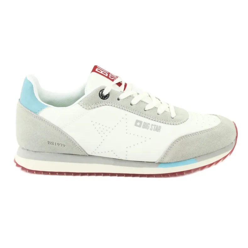 Witte ster sportschoenen BIG STAR FF 274874