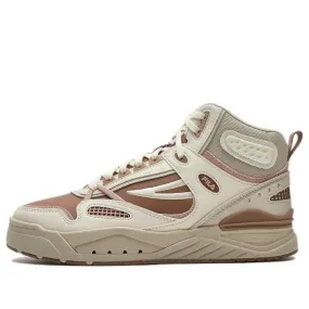 (WMNS) FILA Slam Mid Skate Shoes 'White Beige Brown'